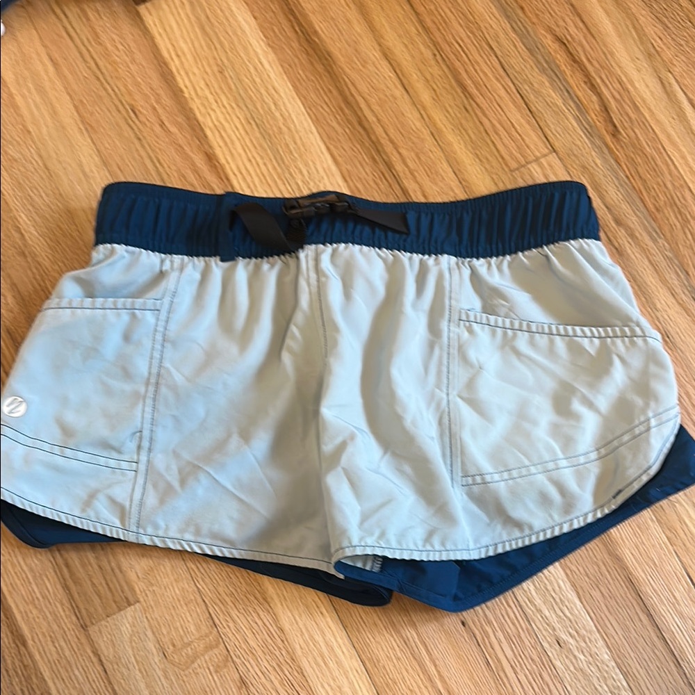 Kids Blue Athletic Shorts